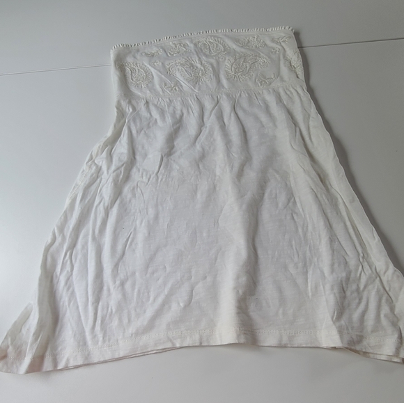 American Eagle Outfitters Tops - American Eagle Outfitters White Smocked Top